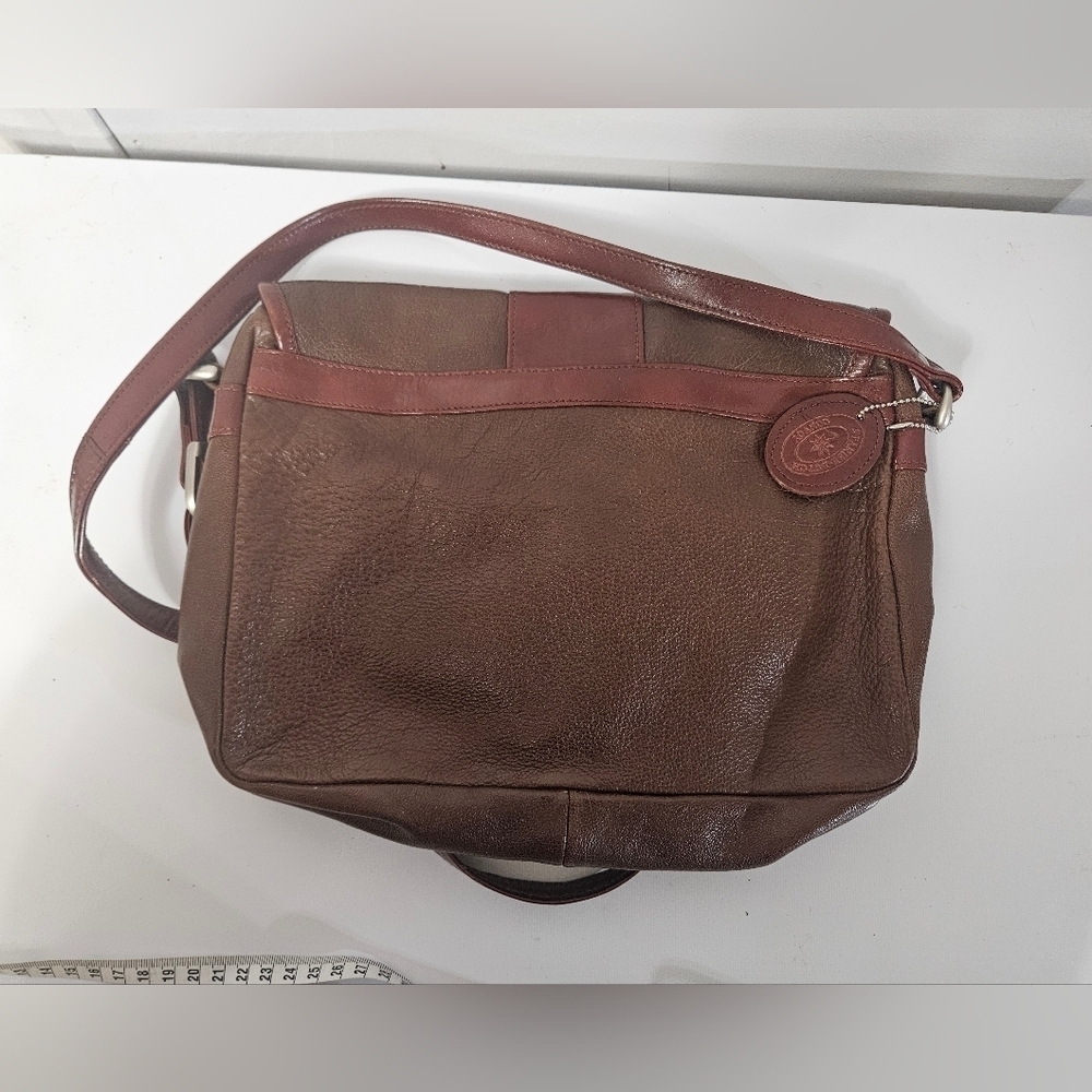 Paolo Piccolo Brown Genuine Leather Satchel Bag! - Picture 11 of 11